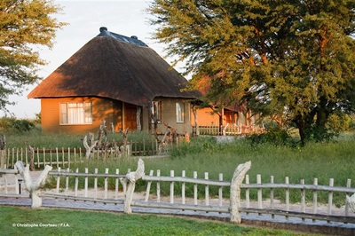 Grassland Bushman Lodge guest chalets