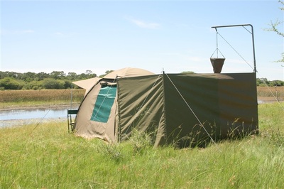 En suite tented accommodation on your Fish Eagle Safari, Botswana