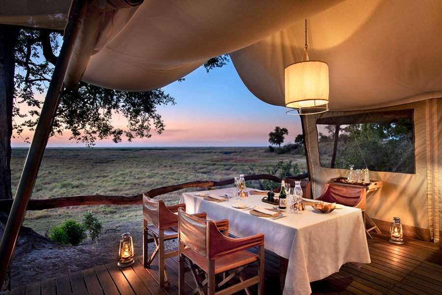Linyanti Expeditions private dining