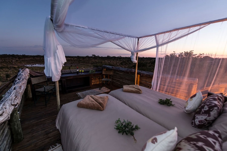 Skybeds bedroom with a view