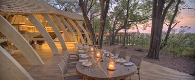Sandibe Safari Lodge dining