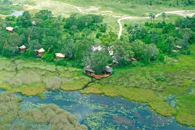 Baines Camp aerial view