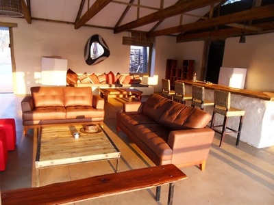 Lounge area at Chobe Elephant Camp