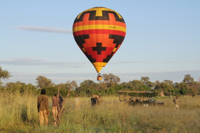 Kadizora Camp, hot air ballooning safari