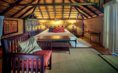 Kubu Lodge guest chalet interior