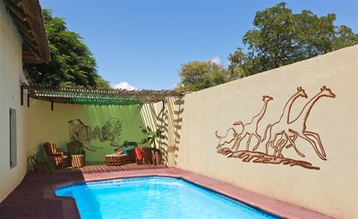 Garden Lodge swimming pool 