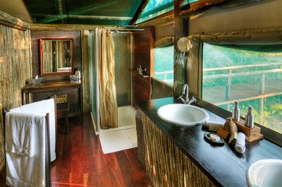 Shinde Camp bathroom