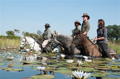 Riding Safari in Botswana's Okavango Delta