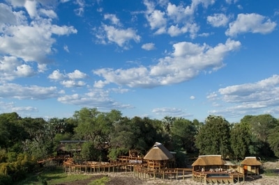 Camp Okavango view of the camp