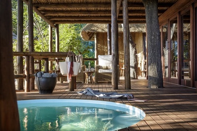 Chief's Camp Chalet and plunge pool 