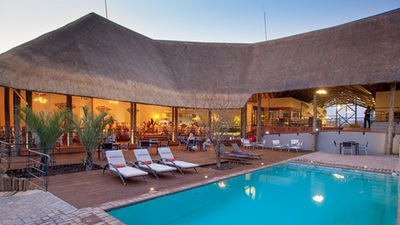 Chobe Bush Lodge swimming pool