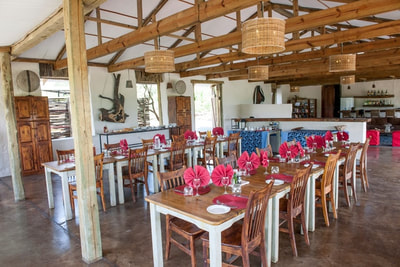 Chobe Elephant Camp dining