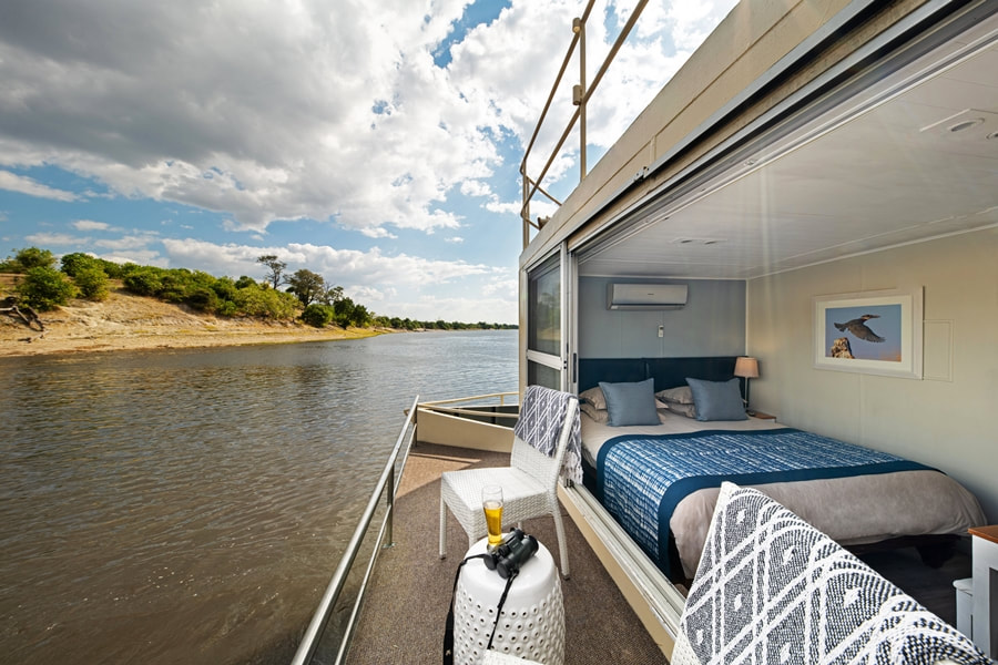 Double cabin and deck, Chobe Princess 3