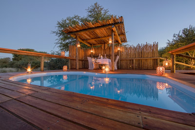 Dinaka Safari Lodge swimming pool