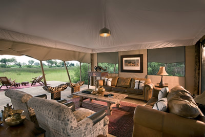 Duba Explorers Camp lounge area