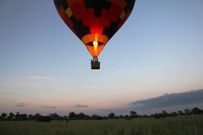 Hot air ballooning, Okavango Delta, Botswana