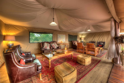 Kadizora Camp main lounge interior