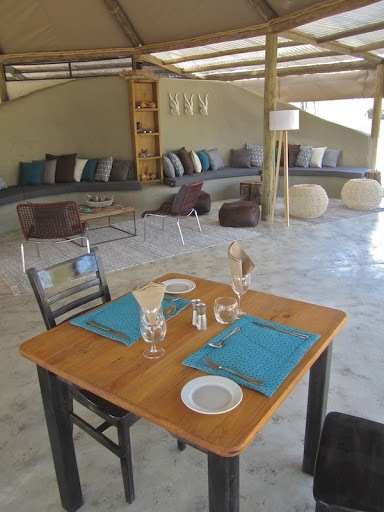 Khwai Guest House lounge area
