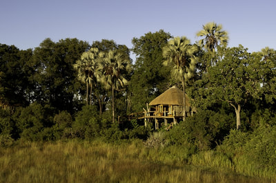 Kwetsani Camp view of guest accommodation