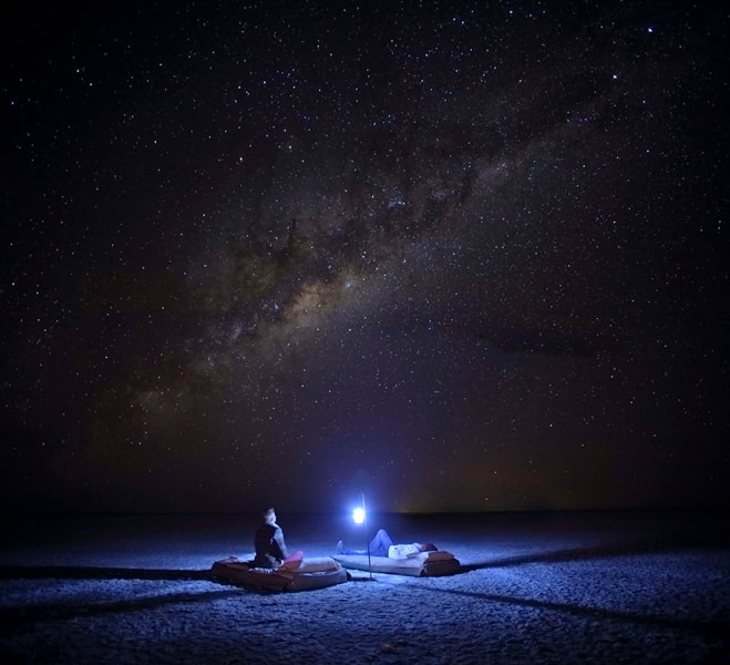 Sleep out under the stars in the Makgadikgadi, Botswana