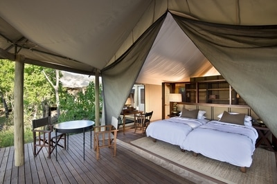 Nxabega Okavango Tented Camp guest tent