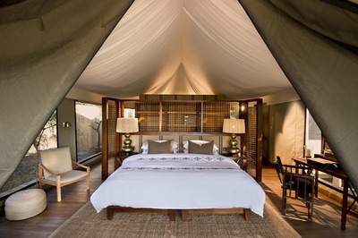 Nxabega Okavango Tented Camp guest tent double