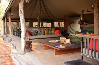 Sango Safari Camp main area