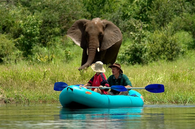 Canoeing on the Zambezi River, Victoria Falls